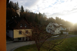 Ausblick vom Balkon aus