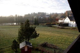 Ausblick vom Balkon aus