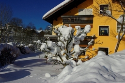 Unser Haus im Winter