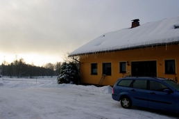 Unser Haus im Winter