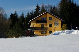 Unser Haus im Winter