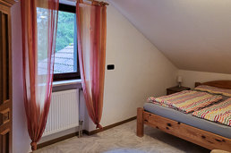 Das kleinere Schlafzimmer